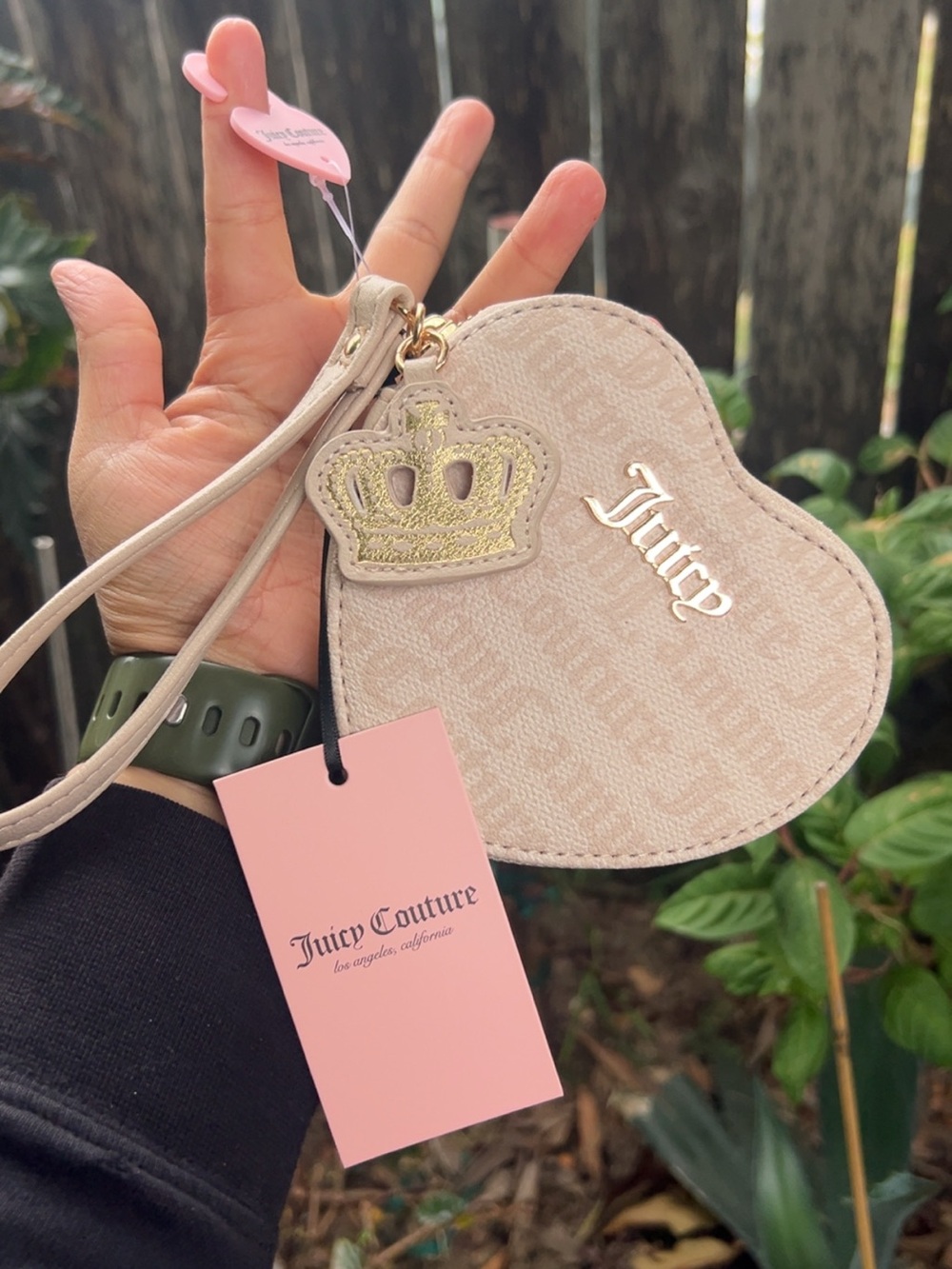 Juicy Couture Heart Coin Purse Pouch